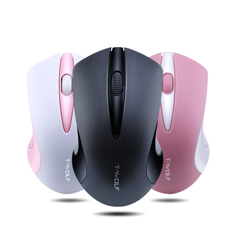 Thunder Wolf Q2 Wireless Mouse Battery Model for Office Use, Suitable for Girls' Laptops and Desktop Computers, Compact Mouse Factory Thunder Wolf Q2 Wireless Mouse Battery Model for Office Use, Suitable for Girls' Laptops and Desktop Computers, Compact Mouse Factory