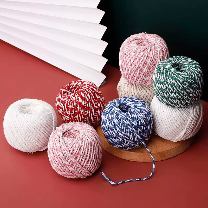 쌀 만두 식품 등급 쌀 만두 실 넥타이 쌀 만두 코튼 로프 바인딩 쌀 만두 실 게 소시지 로프 면화