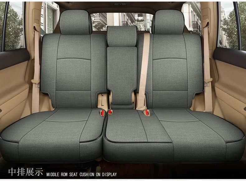 [Cross-Border] Toyota 4Runner 11-24 Prado Linen Seat Cover Full Surround Car Seat Cushion