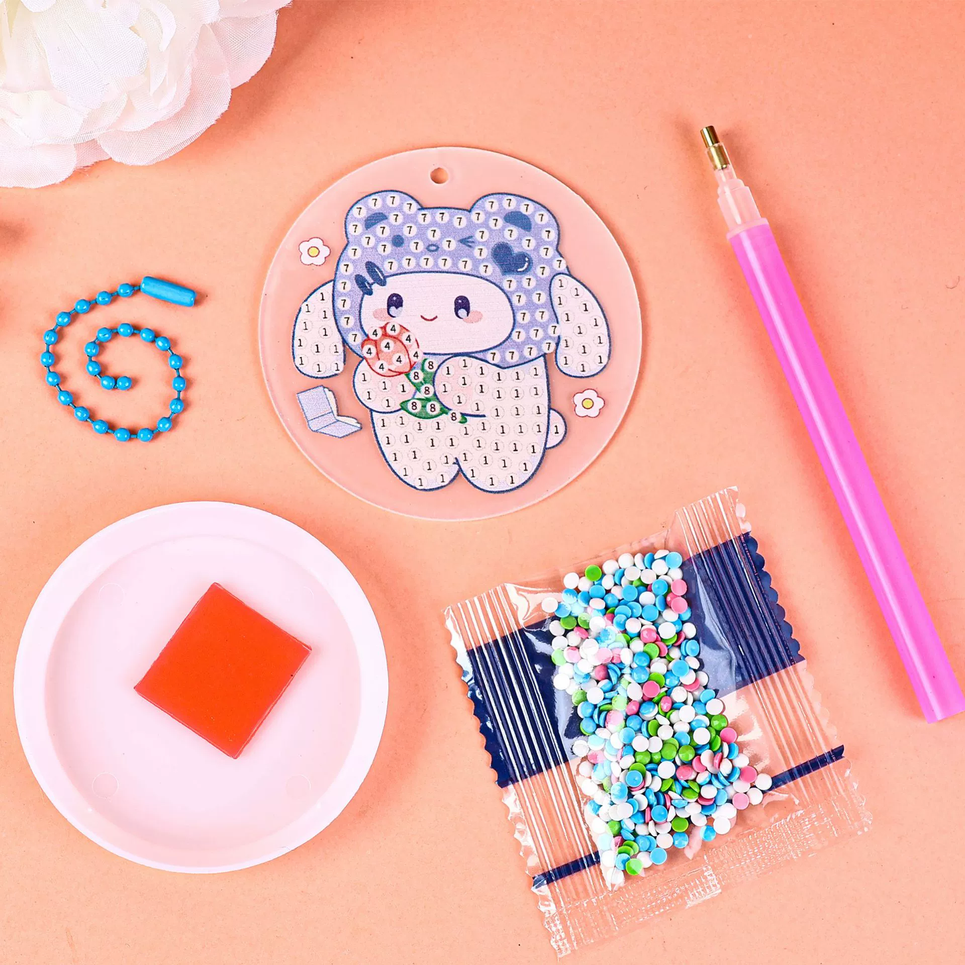 Собрание игрушек своими руками Sanrio, детская бриллиантовая игрушка, набор для детского сада, DIY, подарок на день рождения