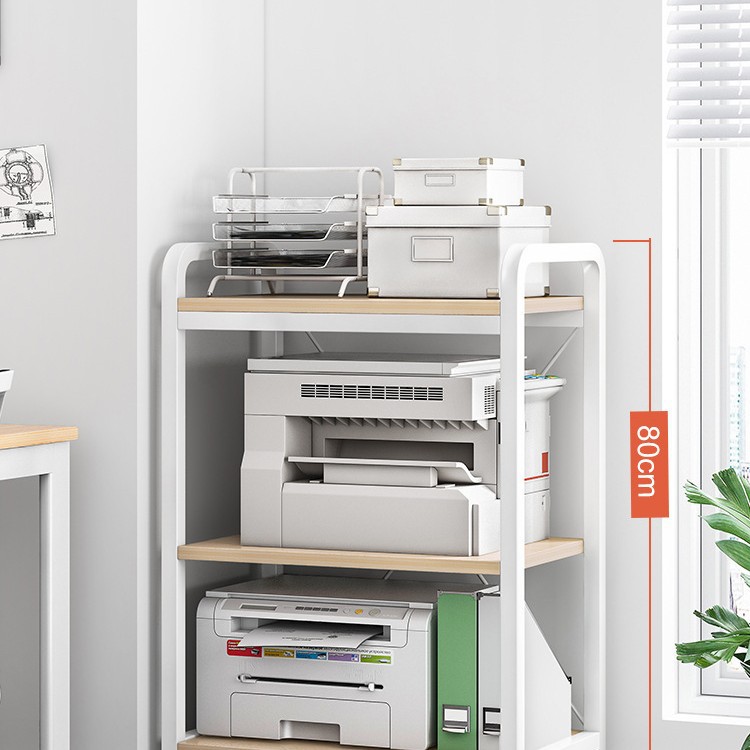 [플로어 도르래] 3 겹 메이플 체리 우드 + 화이트 프레임