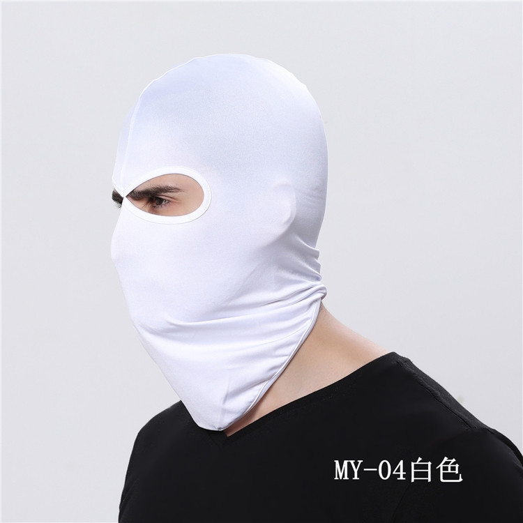 루이둥 라이크라 발라클라바 오토바이 자전거 마스크 투홀 헬멧 이너캡