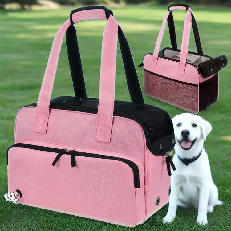 2024 Горячая продажа небольшой собачий кошелек, мягкий боковой ремень карманный портативный домашнее животное путешествия сумочка