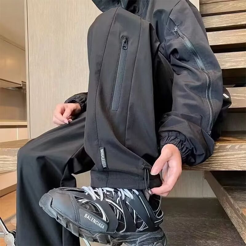 Popular American-Style Workwear Pants for Men, Summer Thin 2025 Waterproof Outdoor Straight Loose Large Size Casual Pants Popular American-Style Workwear Pants for Men, Summer Thin 2025 Waterproof Outdoor Straight Loose Large Size Casual Pants