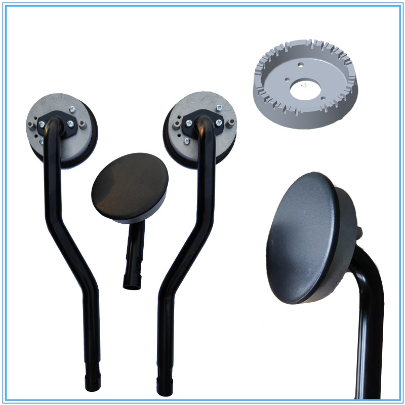 Conjunto de quemador con tubo de guía de aire izquierdo, central y derecho de 76 mm, accesorios de aluminio fundido a presión para parrilla de escape de quemador de alta temperatura