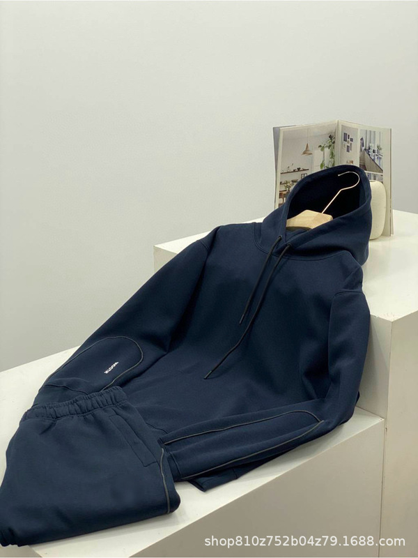 新しい共同ブランド NOCTA エアレイヤーニット 3M 反射ストリップスポーツプルオーバースウェットシャツとスウェットパンツクロスボーダー 659+661|undefined