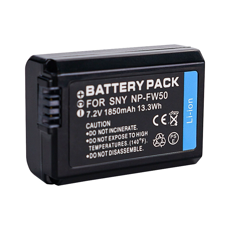 Батарея FW50 совместима с камерой Sony NP-FW50 a5000 NEX5T a33 a35 a55 NEX-C3