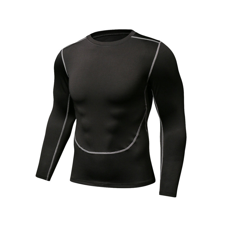 chaleco deportivo de mangas cortas y largas de baloncesto apretado de hombre base deportiva de secado rápido transpiración entrenamiento de fitness ropa de entrenamiento