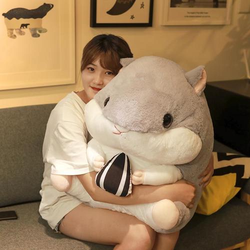 Cute Hamster Pillow Doll Doll Doll Plush Toy Queen Size Bed Sleeping Ragdoll Birthday Girl