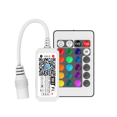 Smart furniture wifi controller 2.4G controller 24 key Mini WIFI LED RGB Controlle