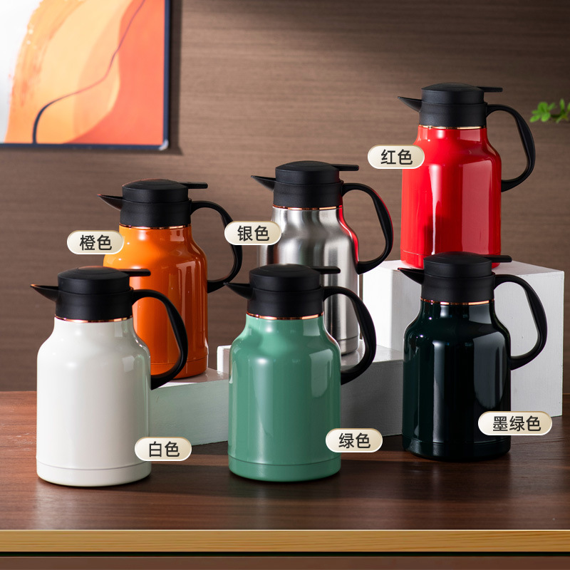 304 Stainless Steel Insulated Kettle with Intelligent Temperature Display, Large Capacity Household Tea Brewing Pot, Tea-Water Separation Hot Water Kettle