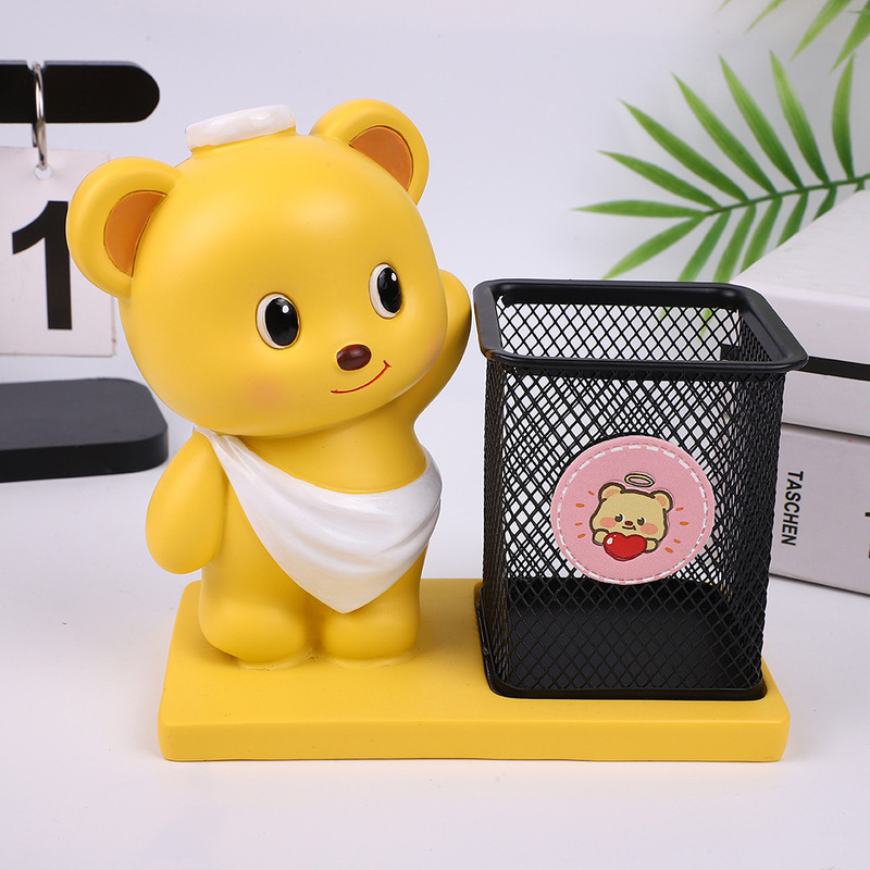 ハリー・ポッター創意筆立てデスクトップ文房具収納周辺金属レトロ置物入学シーズン誕生日プレゼント|undefined