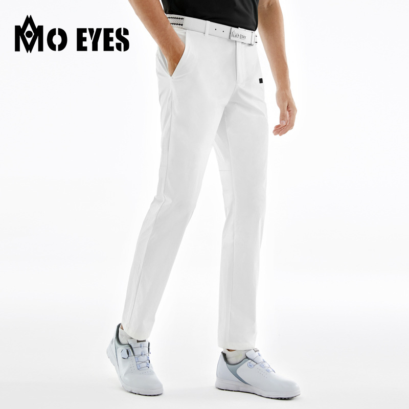 Quần dài nam thể thao golf Moyes mùa thu, lót giữ ấm nhẹ, thoải mái vận động — M23kuz010-quần trắng [bên trong nhiệt nhẹ], M23kuz010-quần Đen [bên trong nhẹ và nóng]