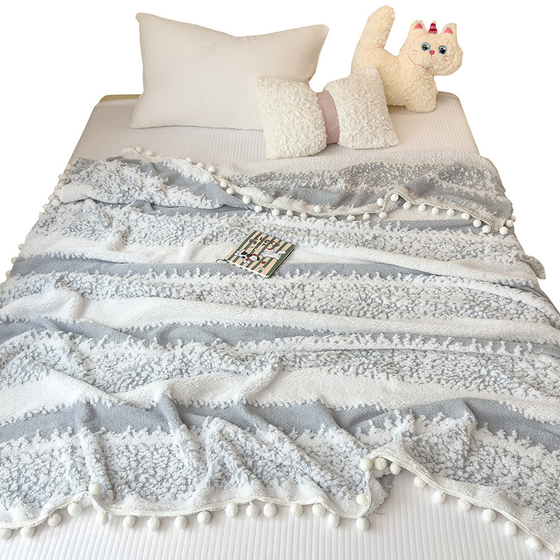 catiónico algodón mantas de peluche siesta de oficina mantas de aire acondicionado mantas de dormitorio mantas de dormitorio mantas de dormitorio de estudiantes
