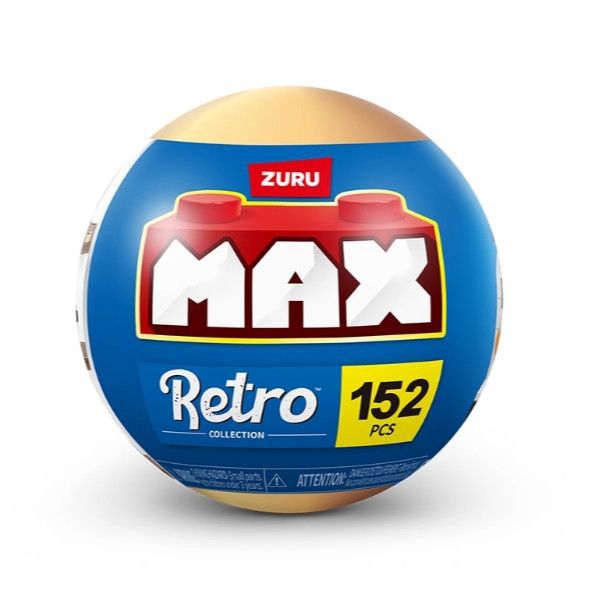 Zuru Max Retro Series Building Block Ball Assembly Toy Blind Box Gift Surprise Ball Ornament Small Radio