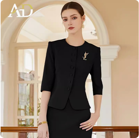 black suit