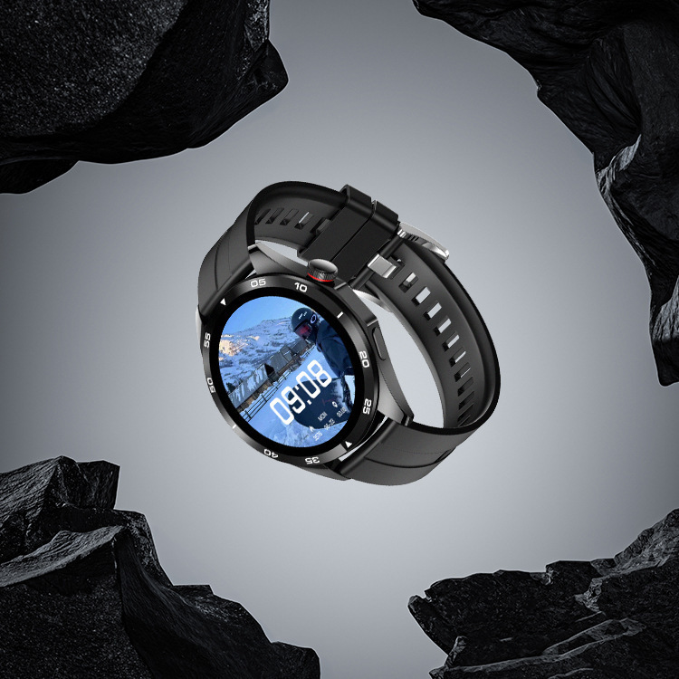 Cross-Border E-Commerce Ah19 Smart Watch Set Box Disc Bluetooth Watch + Transparent 1St Generation Headphones Sports Heart Rate Blood Pressure