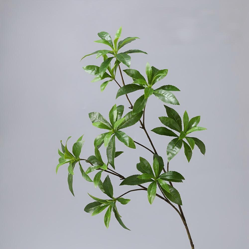 Simulated horse drunken wood green plants Japanese hanging clock…