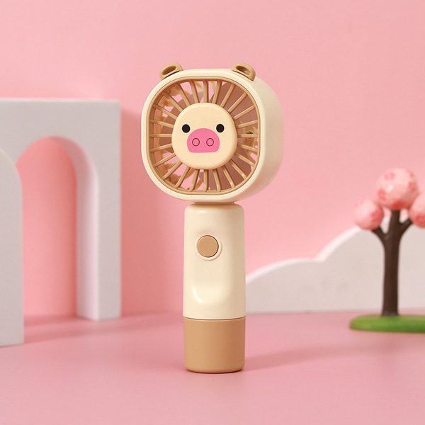 Handheld small lightweight air fan for students for traveling