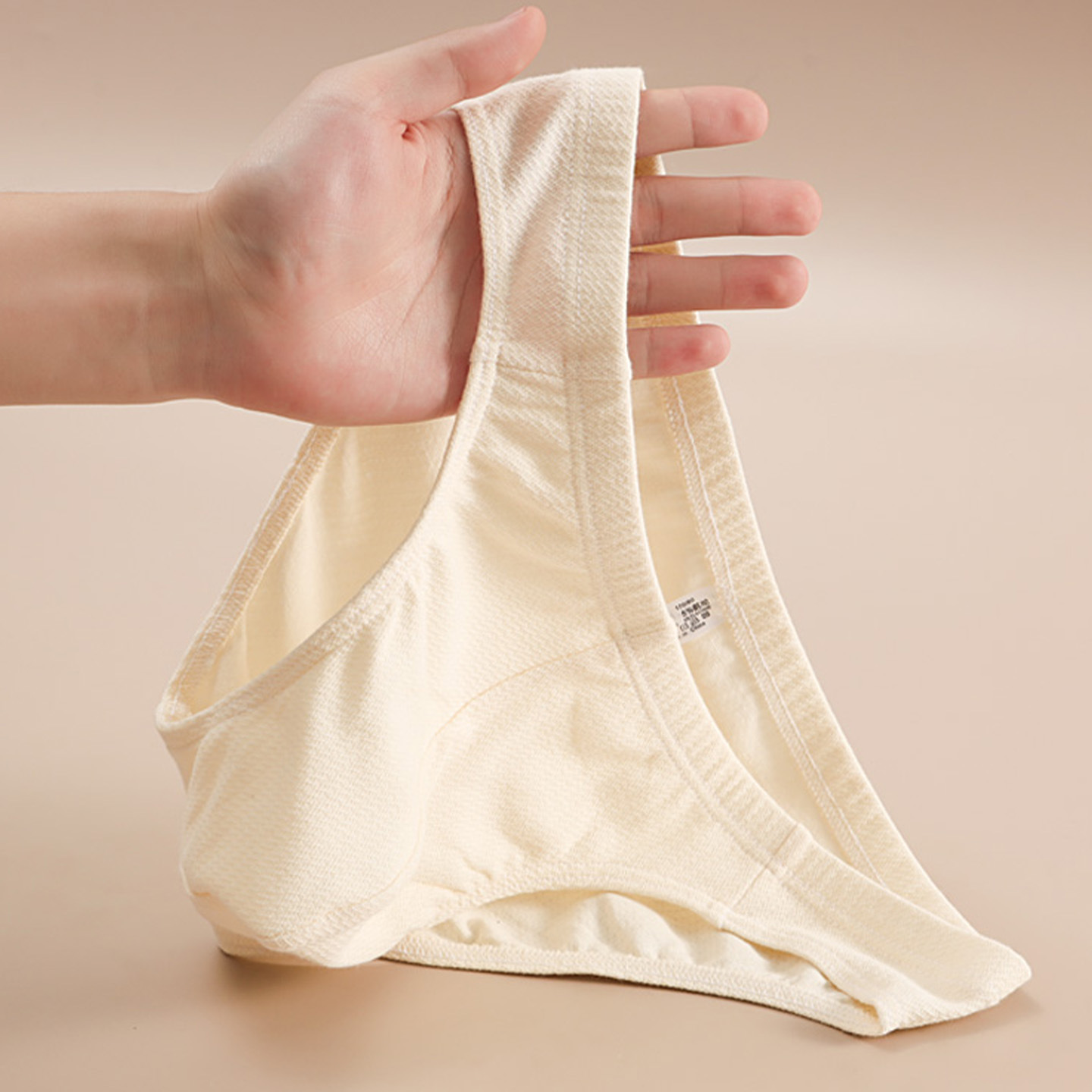 Underwear Men's Pure Cotton Breathable Skin-Friendly Briefs Men's Sexy U-Convex Solid Color Simple Sports Comfortable Shorts Head