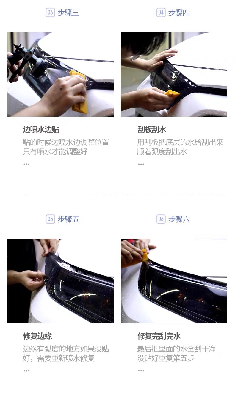 Suitable for Toyota car headlights, including Camry, Prado, Corolla, RAV4, and Highlander; also suitable for smoked tail light film