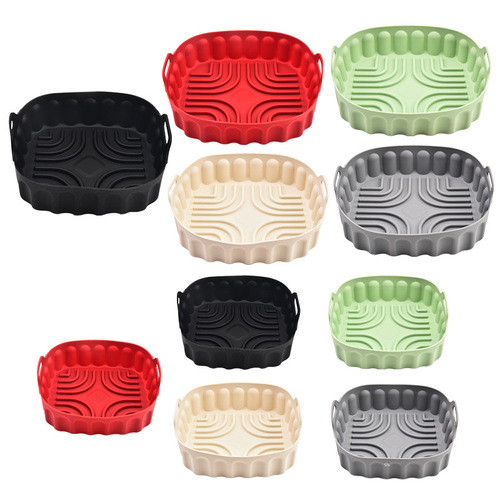 Manufacturer Creative Air Fryer Silicone Baking Pan Air Fryer Silicone Pot Air Fryer Mat Wholesale