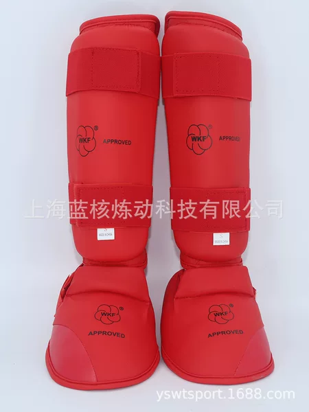 Wkf Karate Protective Gear with Leg Guards, Boxing, Taekwondo, Children's and Adult Shin Guards, Foot Guards, Knee Guards