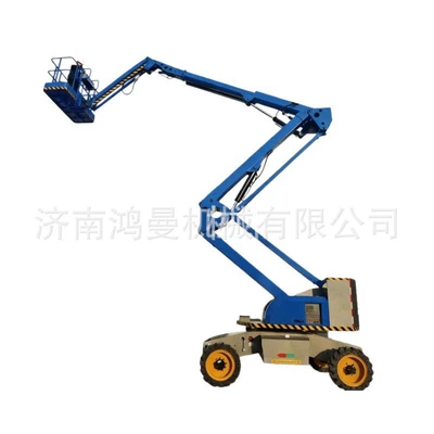 Aerial Work Platform with Curved Arm, Diesel-Electric, Manufacturer's Ready Stock, Fully Self-Propelled 360 ° Rotating Adjustable Platform (Avtomobil fırlanan platformaları) - 8m-deposit