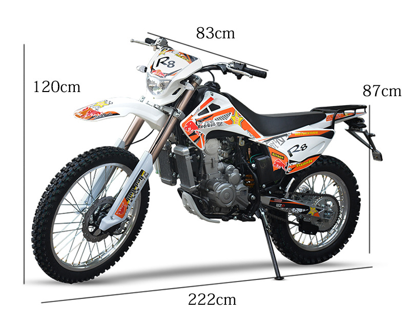 Export Version of Zongshen Water-Cooled 300Cc New Water-Cooled Off-Road Fuel Motorcycle High-Speed Climbing Mountain Stunt Car