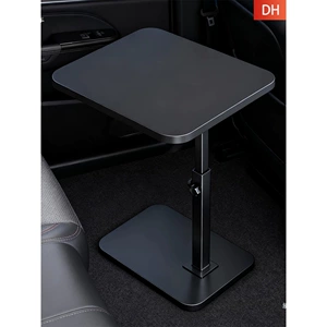 Car-mounted small table, adjustable and foldable for use in the car, suitable as a study desk in the back seat, a computer desk, or a small table for eating in the front passenger seat