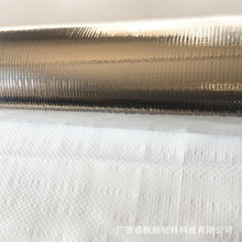 生产复合镀铝编织膜铝塑编织布真空铝塑膜 多规格PE编织布淋膜