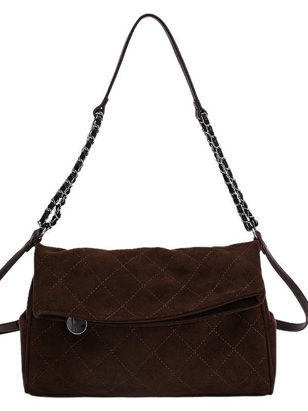 Bolso de cadena de diamante para mujeres 2025 nueva moda transfronteriza bolso de hombro de alta calidad mochila de viaje
