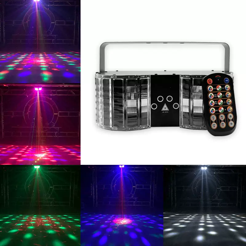批发声控蝴蝶王激光灯家庭KTV闪光灯包房KTV酒吧派对氛围舞台灯