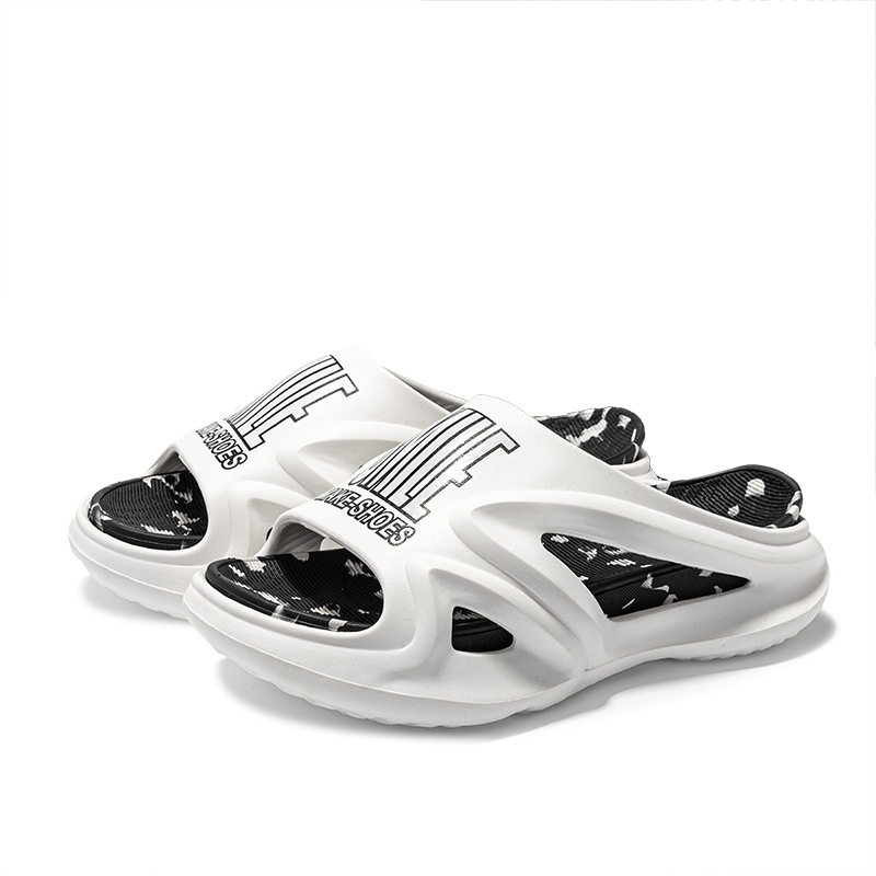 2024 verano nuevo estilo de moda para hombres y mujeres con una sola sola zapatilla ligera transpirable pareja zapatillas frías para usar sandalias
