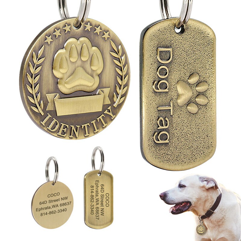 Cross-Border Popular Pet Tags, Dog Nameplates, Stainless Steel Engraved Dog Tags, Identity Tags, Keychains, Drop Shipping Cross-Border Popular Pet Tags, Dog Nameplates, Stainless Steel Engraved Dog Tags, Identity Tags, Keychains, Drop Shipping