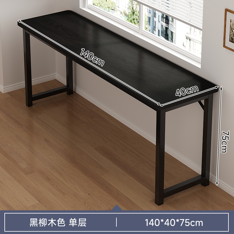 Mesa para habitación, dormitorio, escritorio de estudio, uso doméstico, mesa larga para niñas, casa de alquiler, escritorio de trabajo montado en la pared, escritorio de computadora para balcón estrecho.