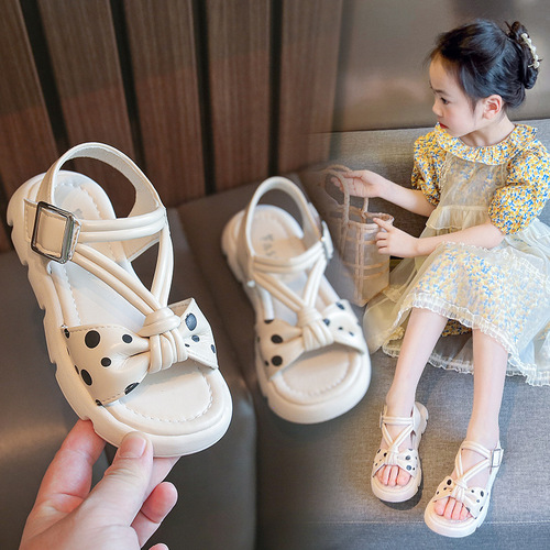 女童凉鞋2023新款夏季软底防滑运动中大童宝宝儿童女孩公主沙滩鞋