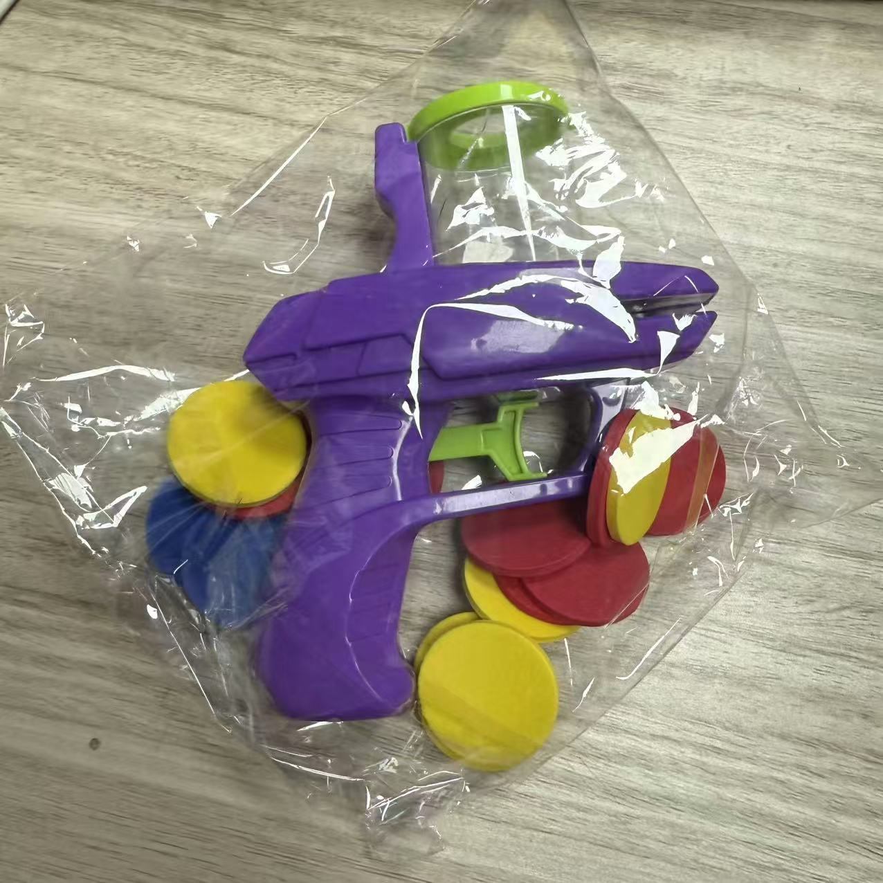 Creativa pistola de rábano OVNI pistola de platillo volador seguridad pistola de bala suave pistola de juguete para niños batalla entre padres e hijos batalla de juguetes al aire libre