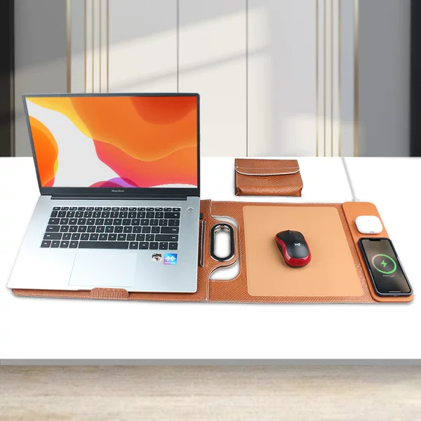 Portable Wireless Charging Computer Bag Laptop Bracket Computer Bag Headset Mobile Phone Wireless Charging Portable Computer Bag Dual Charging