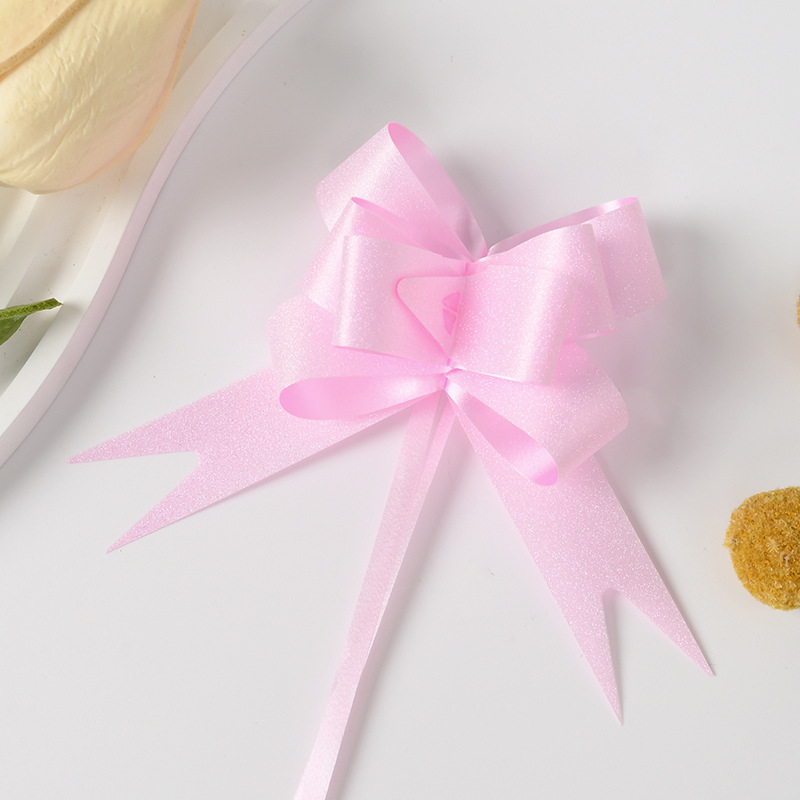 Nuevo 18 diamante cruzado macarón arco de cristal mano flores de Navidad regalos de flores embalaje de flores de dibujo