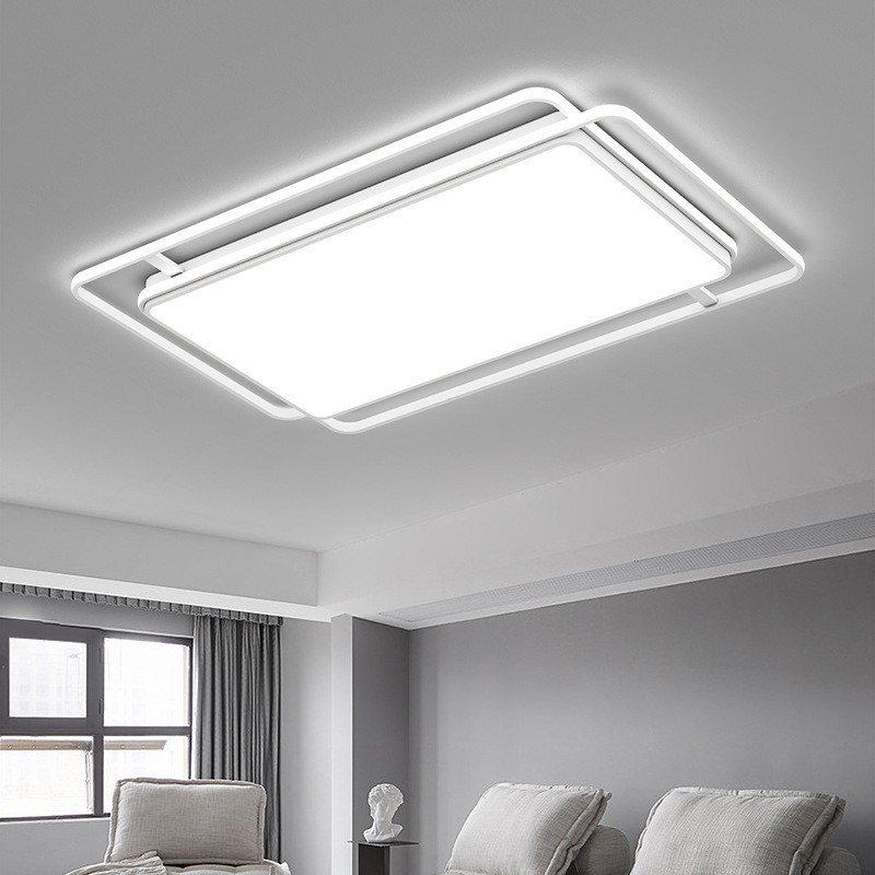 Lámparas Guangdong Zhongshan de espectro completo, atmósfera moderna simple, combinación de paquete de toda la casa, lámpara de techo led, lámpara principal de sala de estar