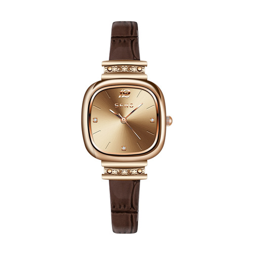 A Brand Women's Fast Shipping Fashion Waterproof Lady Light Luxury Square Sugar Quartz Watch for Dropshipping