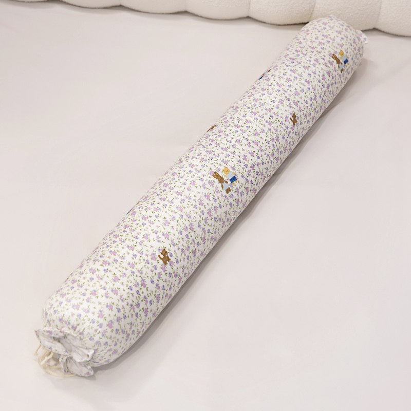 Cartoon caramelo columna larga almohada de abrazo flor triturada bebé anti-voltar lateral dormir almohada cómodo respaldo regalos para chicas