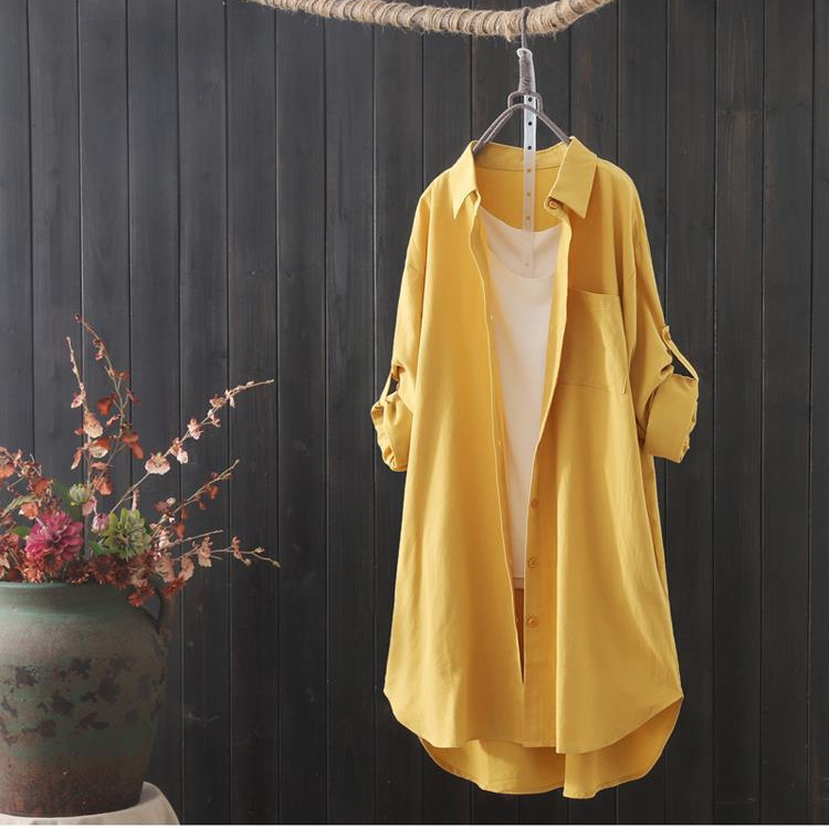 Long autumn shirt