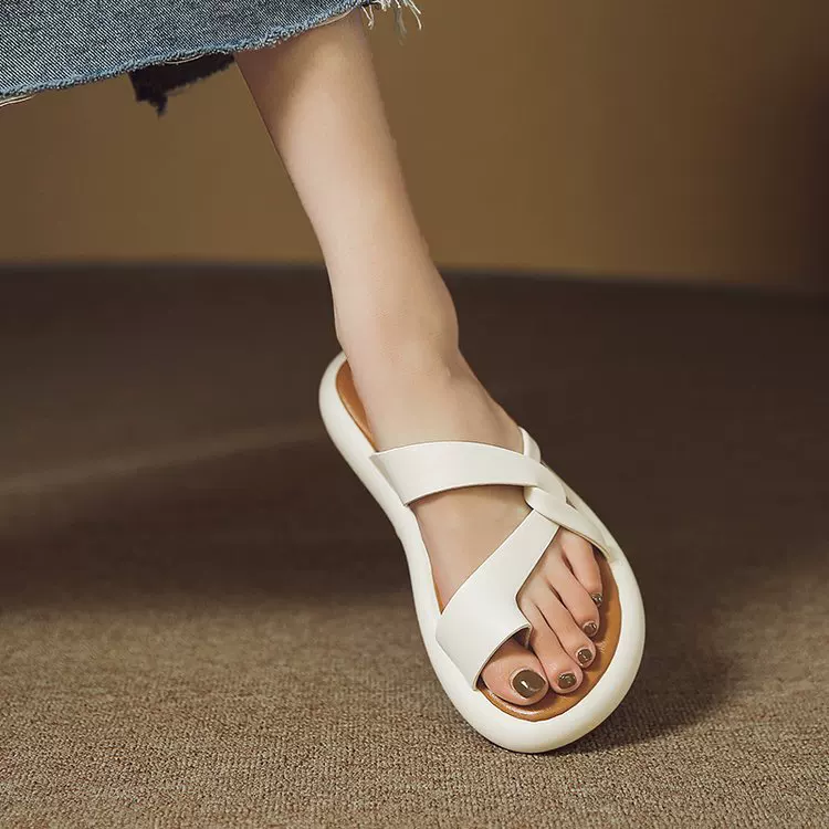 Slippers platform, summer footwear, slide, 2022, Korean style