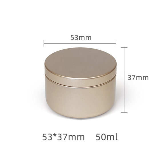 Spot wholesale 50mL multi-color aluminum cans small cans tea candy box oolong tea metal cans round packaging aluminum cans