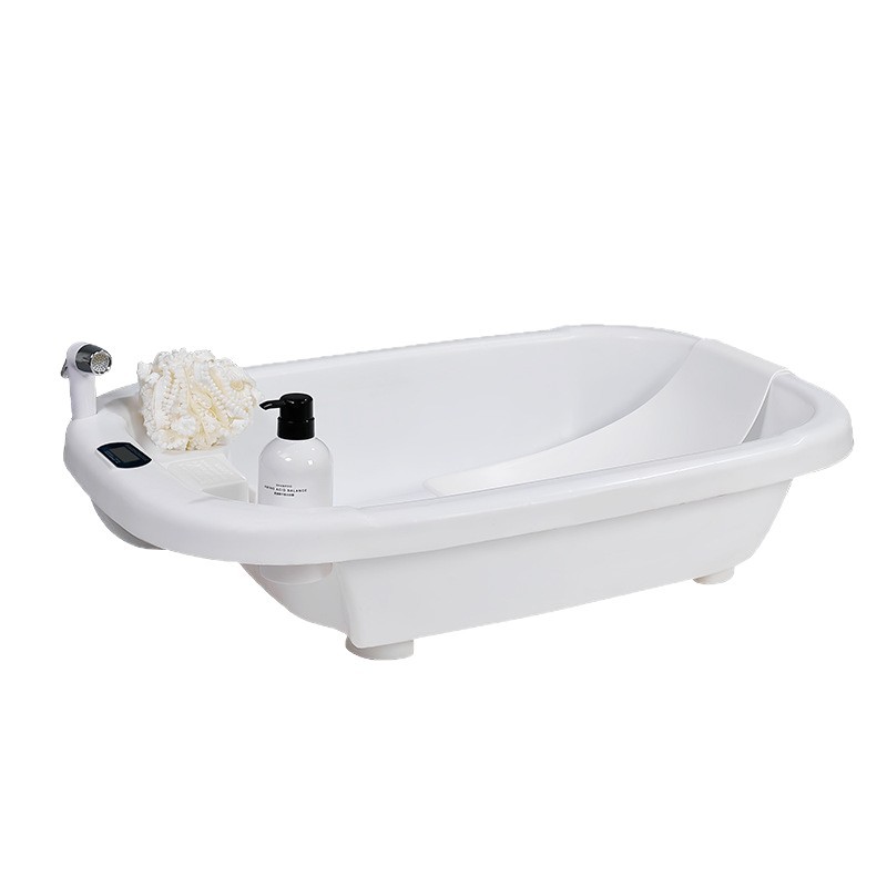 bañera para bebés recién nacidos, bañera para bebés que pueden sentarse y acostarse, bañera para niños en forma de huevo alrededor de la cresta