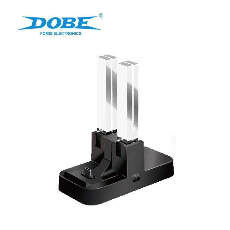 DOBE Nintendo Switch/ OLED Small Handle Colorful Base Charger Pro Handle Light Column Four-seat Charger TNS-875