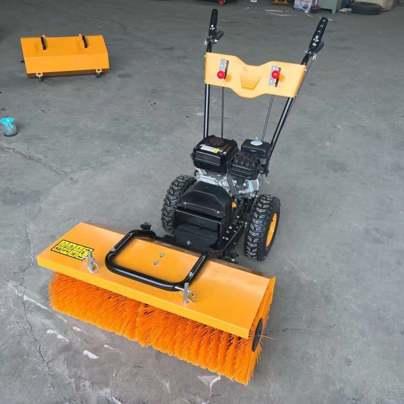 源头工厂手推式6.5马力扫雪机 小区物业清雪除雪设备 广场扫雪机