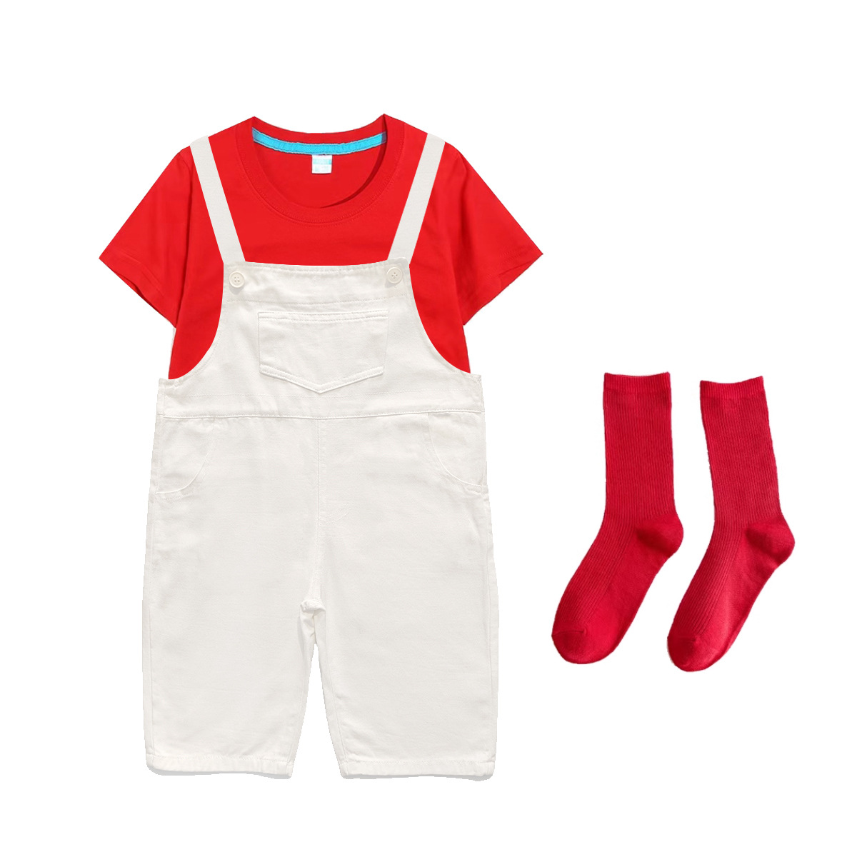 National Day performance clothes boys and girls parent-child dance clothes Red chorus clothes sports Opening Ceremony clothing cheerleading uniform